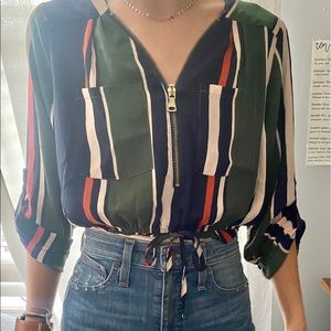 multi colored flowy top !